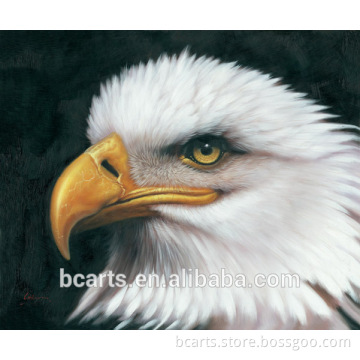 2016 new arrival eagle painting on canvas for wholesale